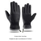 thumbnail image 3 of Guantes térmicos cálidos con cordón para senderismo, conducción, carrera, ciclismo (negro), 3 of 6