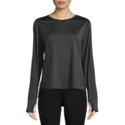 Avia Women's Performance Long Sleeves T-Shirt with Thumb-Hole Cuffs
