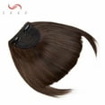 thumbnail image 3 of SEGO Fringe Bangs Synthetic Hair Extensions Clip in Hair Bangs Short Straight Hairpiece Front Neat Bang Two Side, 3 of 6