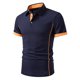 thumbnail image 1 of pstuiky camisetas para hombre, Camiseta informal de manga larga para hombre, con botones y cuello vuelto camisetas de hombre xl, 1 of 8