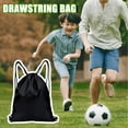 thumbnail image 3 of Drawstring Bag Rucksack Swimming School Shoe Sport Adults Kids Fitness BaZ4 A6C5, 3 of 8