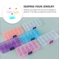 thumbnail image 4 of MasteelfCA 3Pcs Plastic Classified Storage Box Creative Simple Jewelry Holder Home Supply, 4 of 7