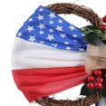 thumbnail image 6 of Patriotic Wreath for Front Door - 4th of July Independence Day Wreaths Bows Flag Decor for Memorial Day Decorations, 6 of 6