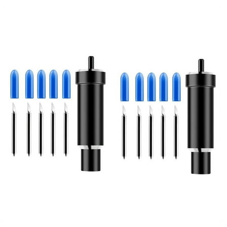 2X Replacement Blade Housing Deep-Point DeepCut Blade for Maker Explore,Air and Air 2 Cutting Plotter