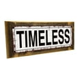 thumbnail image 1 of Framed Timeless 4"x12" Metal Sign, Wall Décor for Home and Office, 1 of 4