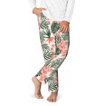 thumbnail image 2 of Xecao Lilies Flowers Print Teenagers' Pajama Pants Long Sleep Pants Soft Elastic Waist Pajama Bottoms Elastic waist with 2 Pockets 5-16 Years-Small, 2 of 6