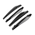 thumbnail image 2 of Guardabarros de rueda invisible para coche Macarena Aletas de rueda de coche Negro Brillante, 2 of 7