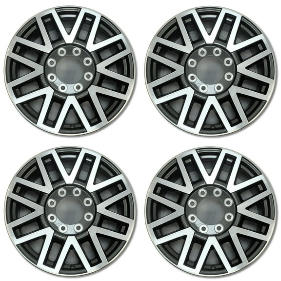 For Ford F250 F350 SD 2017-2019 OEM Design Wheel 20" Machined Charcoal 20x8 Set of 4 Replacement Rim HC3C1007PA