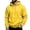 Yellow, variant on Yungyresw Essentials Hoodie for Men Adjustable Drawstring Long Sleeve Ribbed Cuffs Hoodies Kangaroo Pocket Pullover Fall Casual