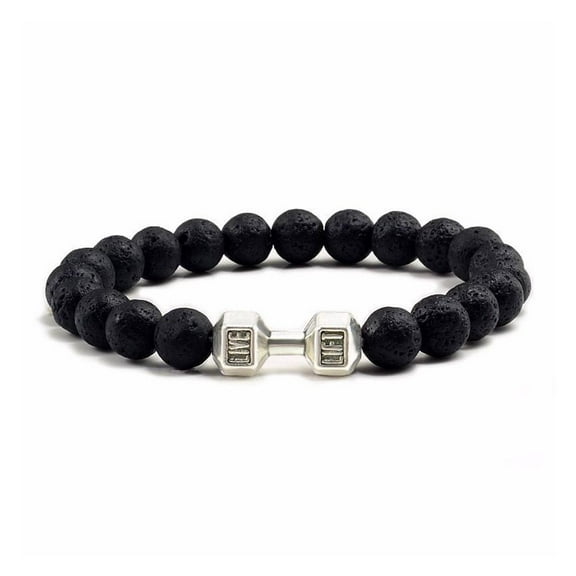 Natural Stone Beaded Bracelet Tiger Eye Obsidian Men's Crystal Healing Energy Jewelry