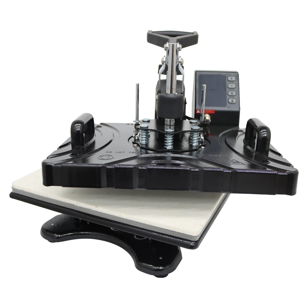 INTBUYING 5in1 Heat Press Machine 11.4*15inch Plate Transfer Mug Hat Printer Black