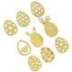thumbnail image 1 of Ounissouiy Pegatina de Pascua forma de huevo acrílico pared calcomanía Festival decoración espejo pared Paster Diy 3d pegatinas decorativas Kits de decoración para fiestas oro JM626, 1 of 1