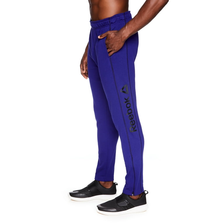 reebok sweatpants mens purple