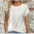 thumbnail image 2 of Black Blouses for Women Plus Size Tshirts Shirts Graphic Vintage Summer Clothes Outfits Women Over 50 Clearance Deals, 2 of 6