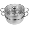 thumbnail image 1 of MasteelfCA 1pc Milk Pan Stainless Steel Steamer Stainless Steel Soup Pot Stockpot, 1 of 9