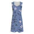 thumbnail image 5 of Wyzesi Robes Noires pour Femmes Courtes Fluides Dames Élégantes Jupe Midi à Bretelles Dames Robe Décontractée Imprimée Jupe de Plage Pyjama de Noël Costume, 5 of 5