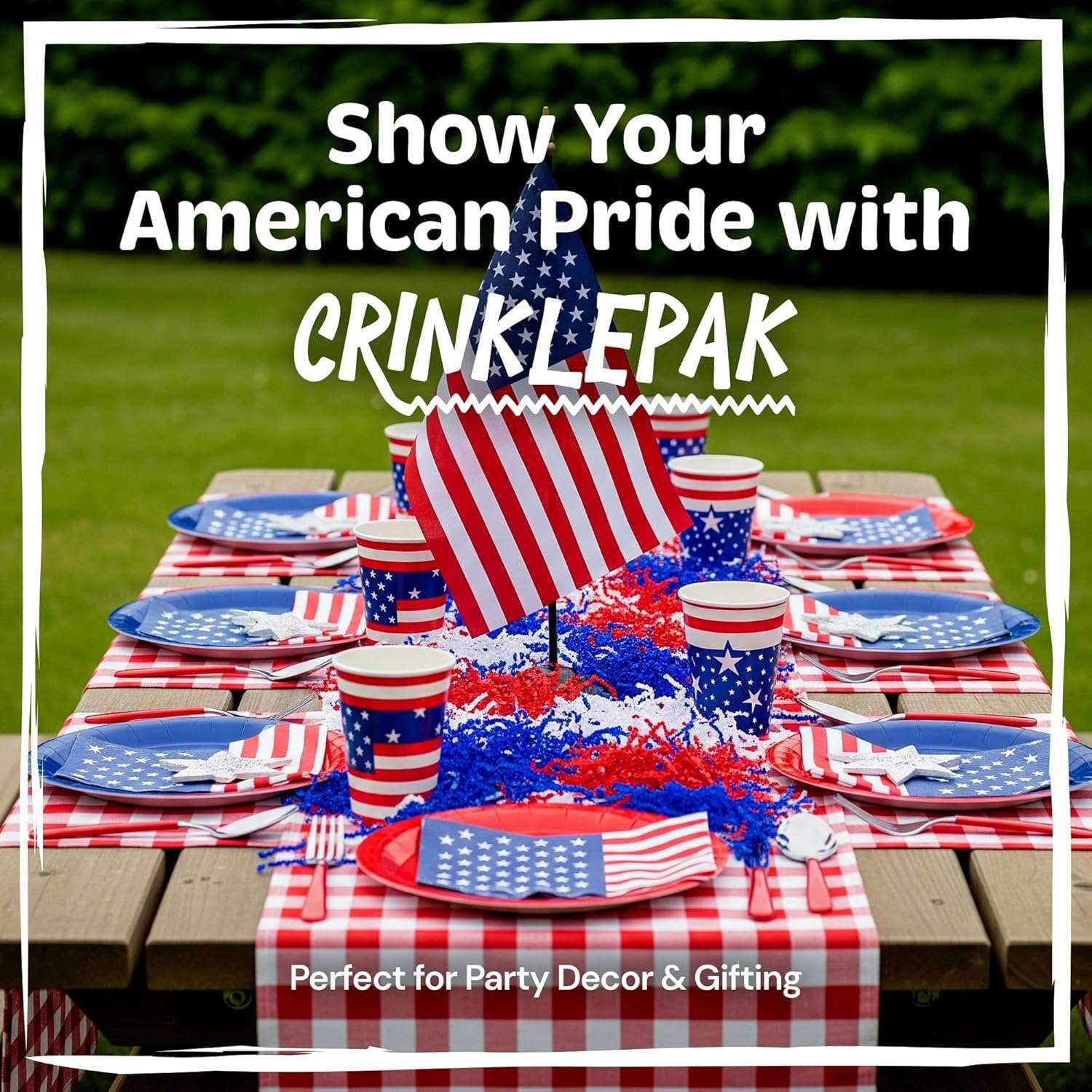 10 LB White Crinkle Paper