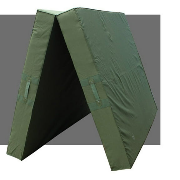 Beaupretty Green Yoga Exercise Mat with Extra Thick Padding and Foldable Design for Pilates and Workouts