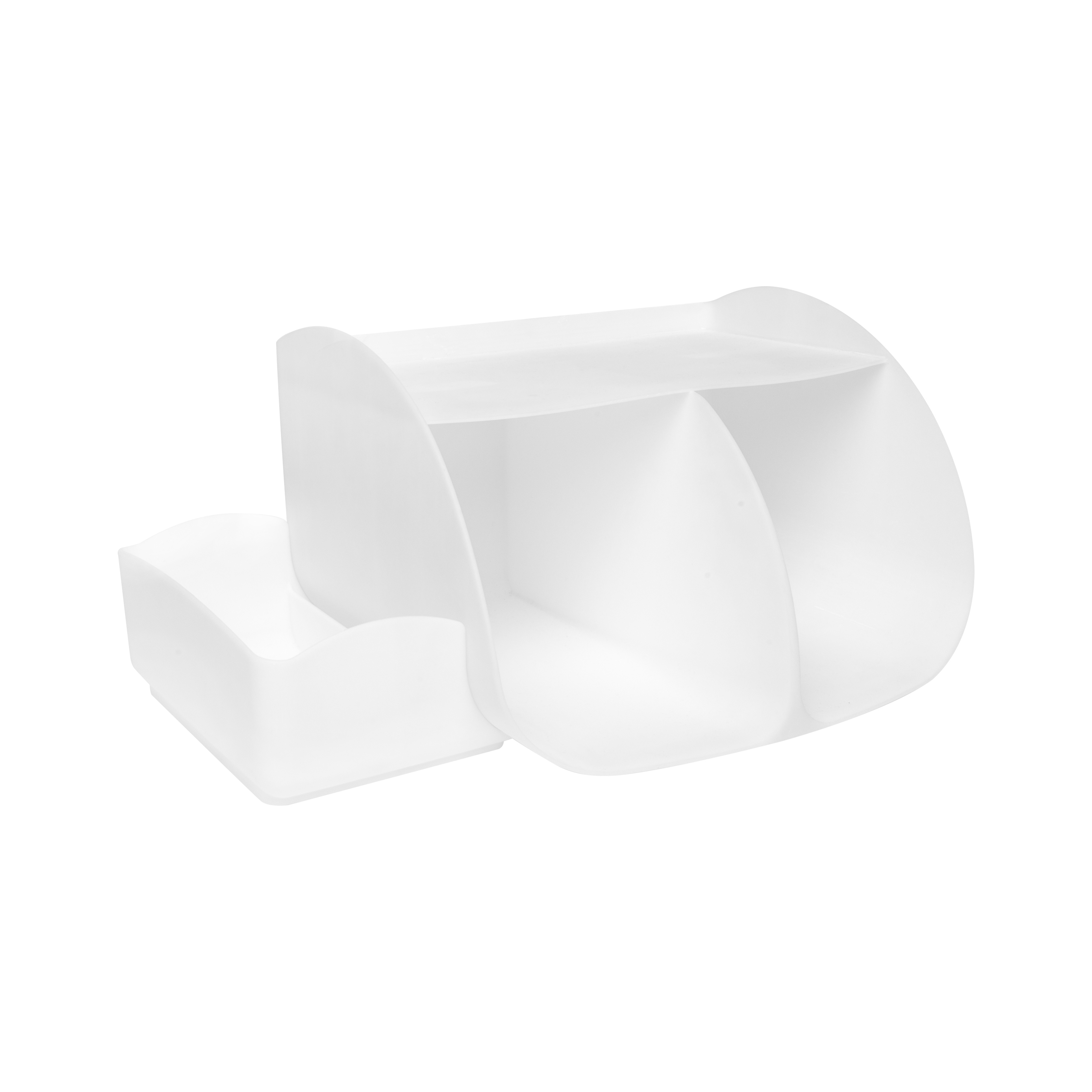 Ubbi Diaper Caddy Organizer, White photo 2