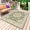 yellowish green, variant on Southwestern Sage Green Outdoor Rug 3x5 Ft - Reversible Patio Rug Outdoor Camping Rugs, Tribal Antique Boho-Chic Heritage Indoor Outdoor Area Rugs, Non-Slip Outdoor Carpet Runner for Deck/Porch