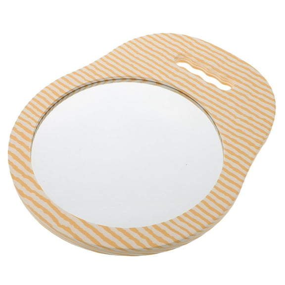 WHAMVOX  Handheld Mirror Cosmetic Hair Salon Rearview Miss