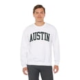 thumbnail image 6 of Austin Sweatshirt Gifts Crew Neck Shirt Long Sleeve Unisex, 6 of 7
