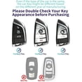 thumbnail image 3 of Blue Key Case + Key Chain Set for BMW Key Fob, Compatible with F30 F45 F55 G20 G30 X1 X3 X4 X5 X6 X7 3-Model Series, 3 of 5