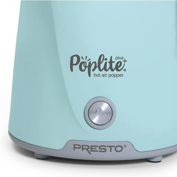 04867 Poplite Plus Hot Air Popcorn Popper - Built-In Measuring Cup   Melts Butter, Easy to Clean, Built-In Cord Wrap, 18 Cups,