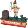 Design Toscano Circus Clown and Trick Dog Authentic Foundry Iron Mechanical Bank