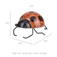 thumbnail image 4 of Tooarts Ladybug Wall Decoration Decoración de hierro de dibujos animados de mariquitas Tooarts escultura de hierro, 4 of 6
