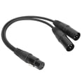 thumbnail image 1 of Xlr Femelle à Câble Mâle Cordon de Connexion Microphone Audio Câble JORINDO JD6069 Xlr Femelle à Double Xlr Câble Mâle YType Splitter Câble Microphone Audio 0.3M, 1 of 8