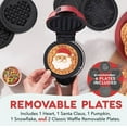thumbnail image 4 of Dash 1 waffle Red Plastic Waffle Maker, 4 of 5