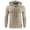 AB78 Beige, variant on Mens Drawstring Hoodies Casual Long Sleeve Pullover Tops Breathable Hooded Sweatshirts For Activewear
