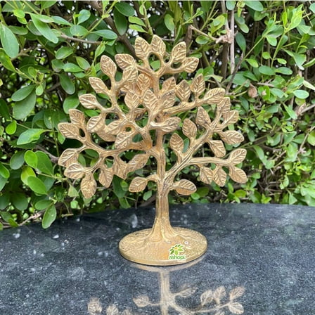 Ashopi Decor Brass Decorative Tree Handicraft Product Decorative Table Top Décor