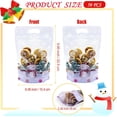 thumbnail image 2 of Resealable Christmas Zip Lock Bags 50PCS Clear Christmas Snowman Plastic Sealing Bags for Xmas Holiday Party Candy Small Gift Wrapping Supplies Decor, 2 of 6