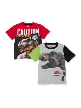 Jurassic World Boys Shirts Tops Walmart Com - roblox jurassic park event headphones