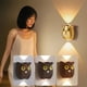 thumbnail image 1 of CaiYueKe Owl Wall Night Light with Motion Sensor - Rechargeable Magnetic LED Lamp Dimmable Cordless for Bedroom Hallway Closet Stairs, Automatic Wireless Nightlight, 1 of 7