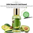 thumbnail image 2 of 100% Pure Avocado Oil – Cold Pressed, Unrefined, Deep Moisturizing Oil for Skin & Hair | 3 packs by LatherGreen, 2 of 6