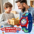 thumbnail image 5 of Analog Watch 3D Cartoon Watch for Age 4-12 Waterproof Watch with Silicone Band Gift for Age 4-12, 5 of 7