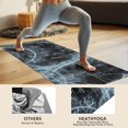thumbnail image 4 of Math Equations Glowing Formulas Black Pattern Hot Yoga Mat Towel Non Slip for Hot Yoga - Quick-Drying Yoga Mat Cover with 4 Corner Pockets with Travel Bag - Hot Yoga Towel Non Slip 70"x26", 4 of 6