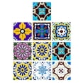 thumbnail image 4 of 10 Unids Marroquí 6x6 Pulgadas / 15x15cm De Pared Cocina Decoración , Fácil De Lavar sol, 4 of 9