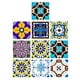 thumbnail image 4 of 10 Piezas Varios Patrones Calcomanías de Pared Calcomanías de Salpicaduras de Cocina Calcomanías para Mejorar 6x6 Pu - sol, 15x15cm, 4 of 9