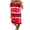 Pink, variant on Summer Dress for Women Summer Printing Short Sleeve V-Neck Dress,Dress for Women, Womens Summer Dress