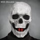 thumbnail image 4 of Máscara de calavera de cabeza completa con casco y mandíbula móvil Máscaras de Halloween de calavera de cabeza completa espeluznantes en 3D Máscaras de miedo de esqueleto de Halloween, 4 of 4