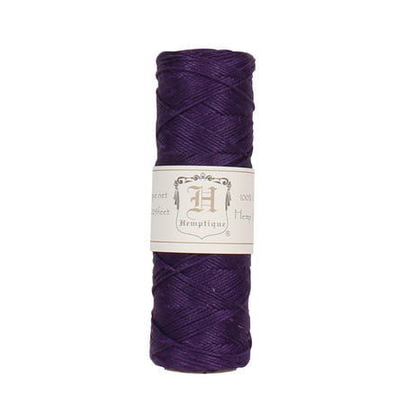 UPC: 0091037333186 | Hemptique Hemp Cord Spool  10 lb.  Dark Purple