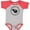 Heather and Red, variant on Inktastic French Horn Music Boys or Girls Baby Bodysuit
