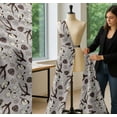 thumbnail image 5 of Soimoi Gray Cotton Poplin Fabric American Robin & Baubles Christmas Printed Craft Fabric by The Yard 56 Inch Wide, 5 of 7