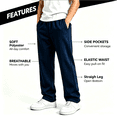 thumbnail image 4 of LONKITO Boys Sweatpants Size 9-10Years, Kids Boy Workout Jogger Athletic Pants with Pockets for Casual Daily Wear, 4 of 8