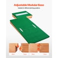 thumbnail image 6 of VEVOR Pitching Mound, Portable Baseball Pitcher's Mound, 85 in Indoor Outdoor Pitching Practice and Training Equipment, Softball Pitching Aids with Antifade Turf, Pitching Rubber, Adjustable Base, 6 of 9