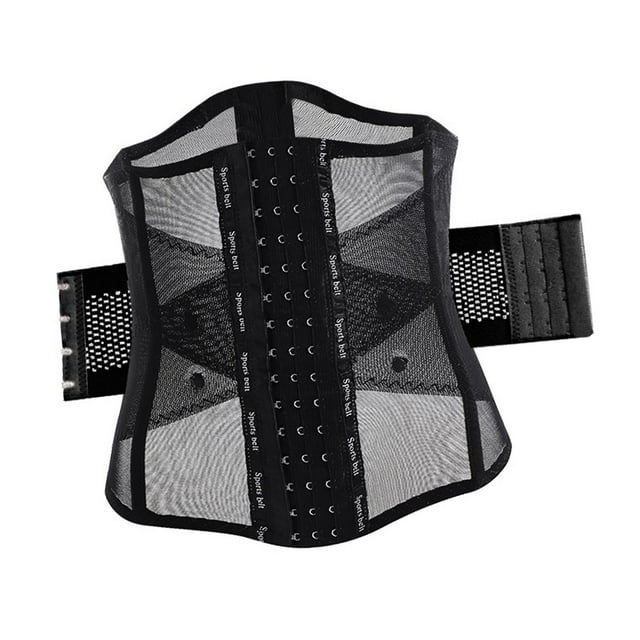Faja moldeadora de cintura Yuyangstore Cinturón Moldeador Duradero Fitness Negro XXL